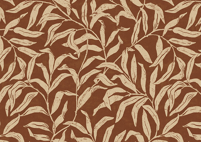 Trailing Vines, Firestalk - Roman Blind - Image 7